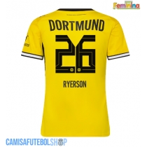 Camisa de time de futebol Borussia Dortmund Julian Ryerson #26 Replicas 1º Equipamento Feminina 2026-27 Manga Curta